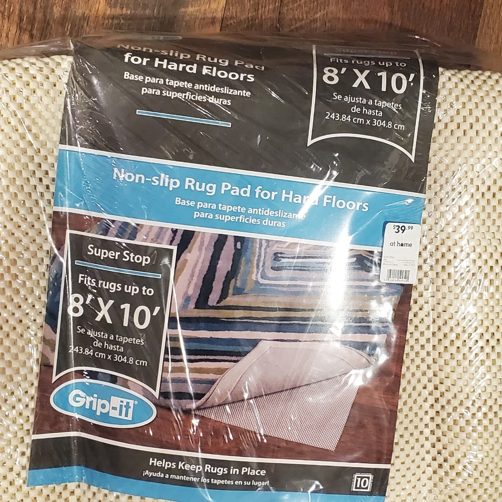 Brand new 8x10 grip it rug pad